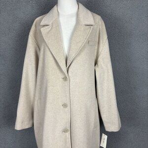 On 34th Women's Fall Fashion Almond Heather XXL Wool Blend Coat NWT's.